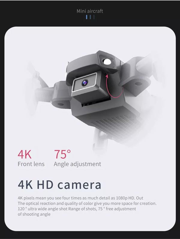 نانو کوادکوپتر دوربین دار Ky905 همراه با کیف